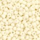 Miyuki rocailles Perlen 8/0 - Opaque matte cream 8-2021